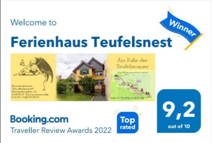 Timmenrode Ferienhaus Teufelsnest מראה חיצוני תמונה
